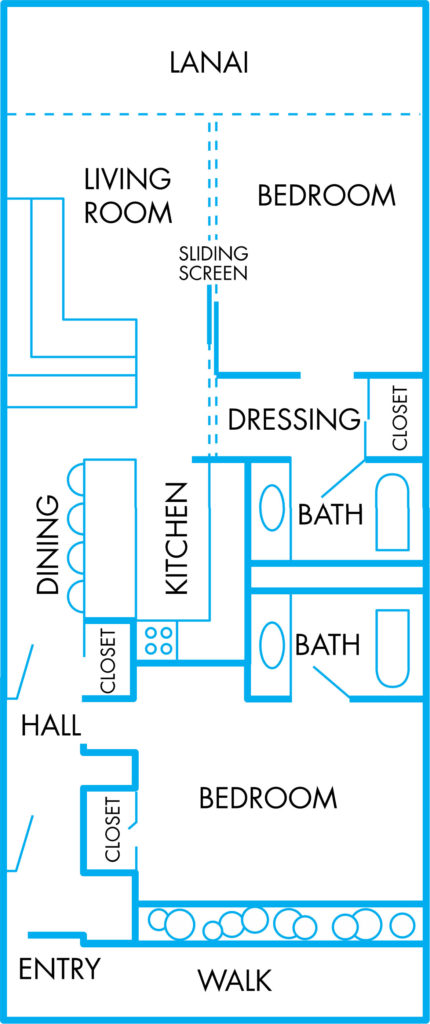 Floor Plan Mana Kai Maui