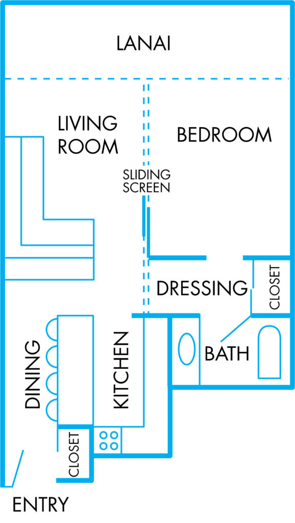 Floor Plan Mana Kai Maui