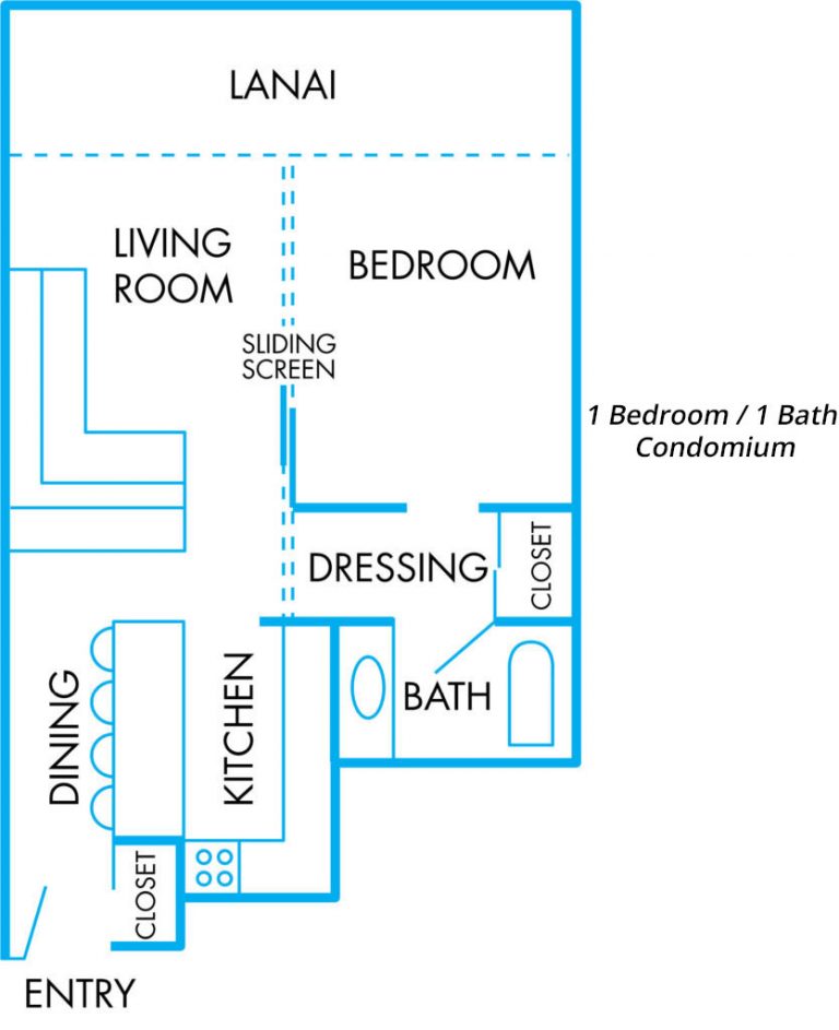 Floor Plan Mana Kai Maui